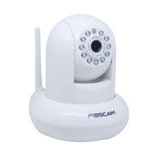 Foscam Wireless 720 TVL HD Indoor Tilt IP Video Surveillance Camera   White FI9821WW