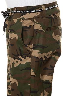 DGK Pants Working Man 3 Chino in Woodland Camo