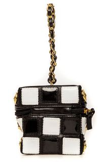 Jeffrey Campbell Bag Beck Purse in Black, White, and Lion Accent Gold