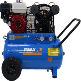 Puma 20 Gal. 5.5 HP Gas Engine Single Stage Horizontal Air Compressor PUN5520G