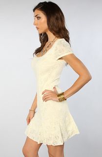 Free People The Daisy Godet Dress in Ivory