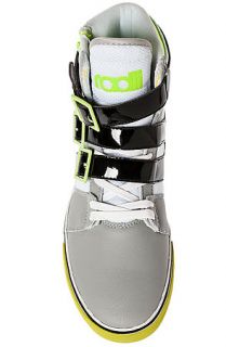 Radii The Straight Jacket VLC Sneaker inGray White and Volt