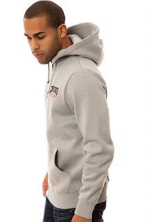 Crooks and Castles Sweatshirt M.P.R. Zip Hoody in Heather Grey