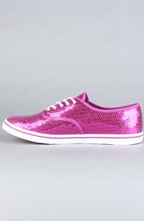 Vans Footwear The Authentic Lo Pro Sneaker in Pink Sequins