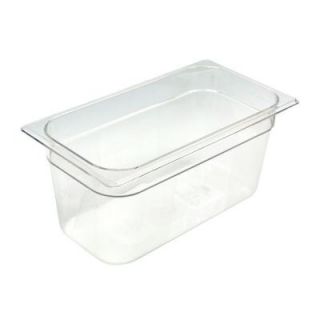 Rubbermaid Commercial Products 5 3/8 qt. 1/3 Size Cold Food Pan RCP 118P CLE
