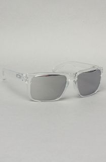 OAKLEY The Holbrook Sunglasses in Polished Clear Chrome Iridium