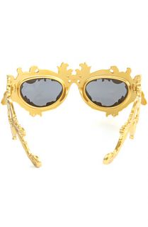 Jeremy Scott Sunglasses  Antique Gold Baroque