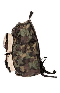 Wutang Brand Limited Backpack Spray Camo Packable in Woodland Camo Green