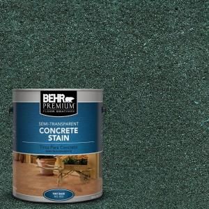 BEHR Premium 1 gal. #STC 34 Smokey Patina Semi Transparent Concrete Stain 85001