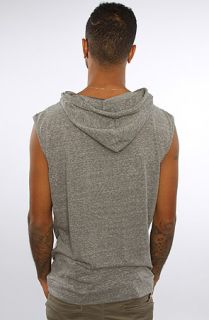 ARSNL The Creed Sleeveless Hoodie in Grey Triblend