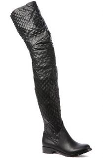 Jeffrey Campbell Boot Warefare in Quilted Black