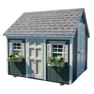 HomePlace Structures 6 ft. x 8 ft. Backyard Cottage Playhouse W68