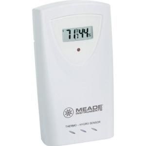 Meade Wireless Remote Temperature and Humidity 3 Channel Sensor with LCD Display TS33C M