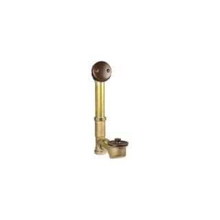 Pfister Lift and Turn Waste and Overflow in Rustic Bronze 018 310U