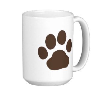 Big Dog Paw Prints Coffee Mug