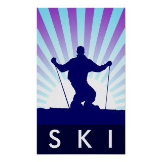downhill ski posters