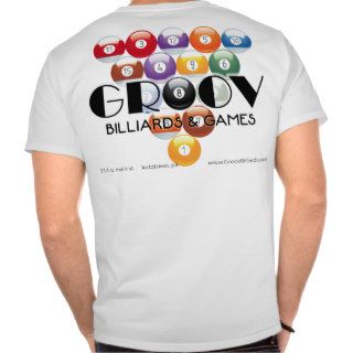 Groov Billiards Tee Shirts