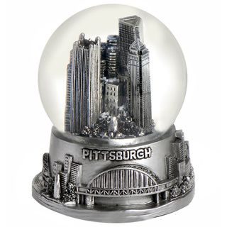 Pittsburgh Silver 65mm Snow Globe