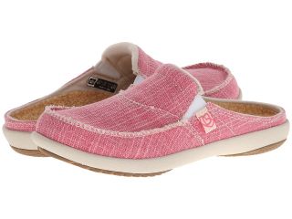 Spenco Siesta Slide Womens Clog Shoes (Pink)