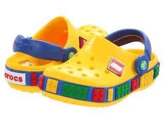 Crocs Kids Crocband LEGO Kids Shoes (Yellow)