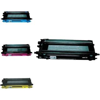 Basacc 4 ink Cartridge Set Compatible With Brother Tn115