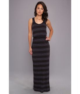 Splendid Pipeline Stripe Maxi Dress Womens Dress (Black)