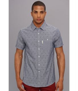 Marc Ecko Cut & Sew Chester S/S Shirt Mens Short Sleeve Button Up (Gray)