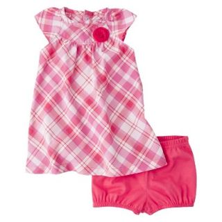 Just One You;Made by Carters Girls Dress and Panty Set   Pink12M