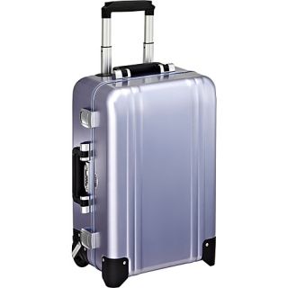 Classic Aluminum Carry On 2 Wheel Travel Case Polished Blue (PB