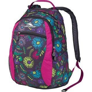 Curve Daypack for Women Flower Stitch/Purple Razz/Mercury   High Sie