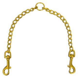 Platinum Pets Coated Steel Chain Coupler   Gold (19 x 3mm)