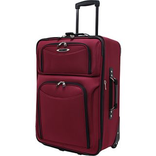 El Dorado 25 Expandable Luggage Maroon   Travelers Choice La