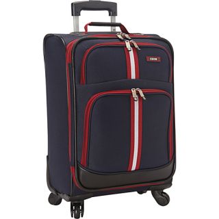 Collegiate 20 Inch 4 Wheel Expandable Spinner Carry on Indigo Blue
