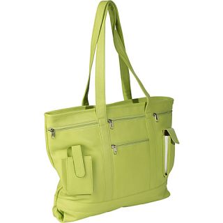 Business Tote   Key Lime Green