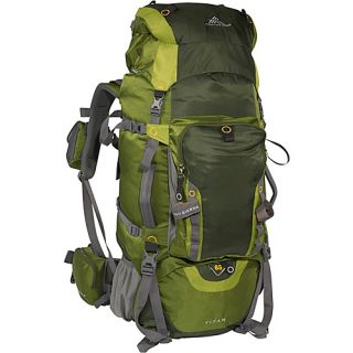 Titan 65  Hiking Backpak, Pine, Leaf, Charcoal