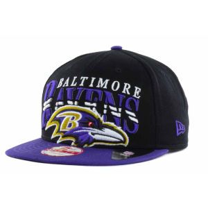 Baltimore Ravens New Era NFL Black Arch 9FIFTY Snapback Cap