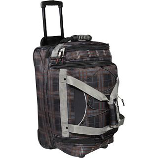 21 Equipment CarryOn Duffel w/ Wheels Plaid   Athalon Travel Duffels