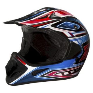 Off Road Red and Blue Helmet   Small