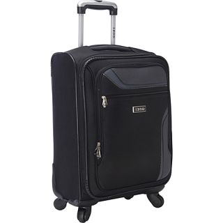 Journey 3.0 20 4 Wheel Expandable WheelAboard Black   Izod Luggage