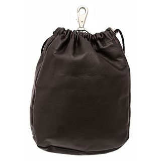 Large Drawstring Pouch   Chocolate