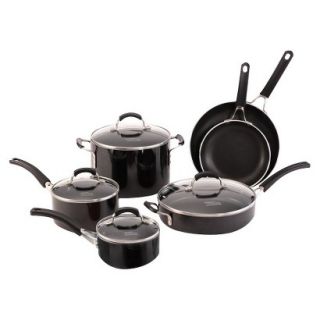 Calphalon Kitchen Essentials 10 piece Black Nonstick Cookware Set