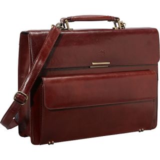 Classic Briefcase in Luxurious Italian Leather Brown   Man