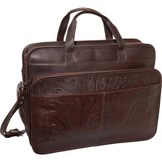 Briefcase Brown   Ropin West Non Wheeled Computer Cases