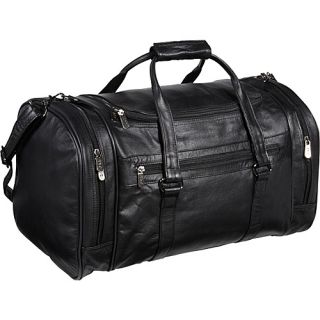 Leather 20 in. U Shaped Duffel Black   AmeriLeather Travel Duffel