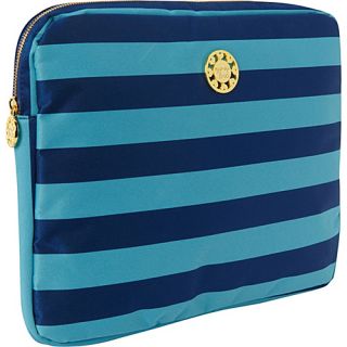 Stripe Laptop Sleeve Cover Turquoise/Royal Blue   Sydney Love Laptop
