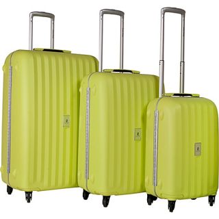 Festival 3 Piece Hardside Spinner Luggage Set Lemon   CalPak Luggage Sets
