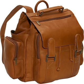 Top Handle Backpack Tan   David King & Co. Travel Backpacks