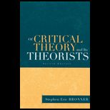 Critical Theory and Its Theory