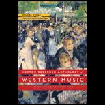 Norton Recorded Anthology of Western Music  V3 DVDs