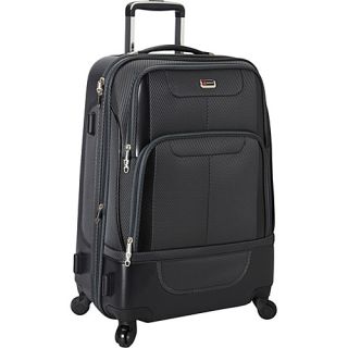 24 Expandable Hybrid Spinner Luggage Teal   Mancini Leath